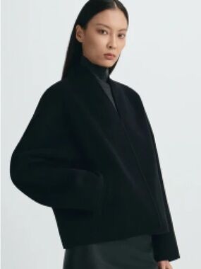 Rue Sophie Wool & Cashmere Shawl Collar Coat